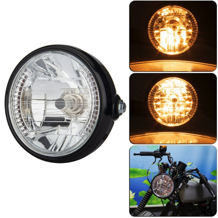 Anello angelo faro LED da 7 pollici per moto con funzione di sterzo, PE-D7inS01