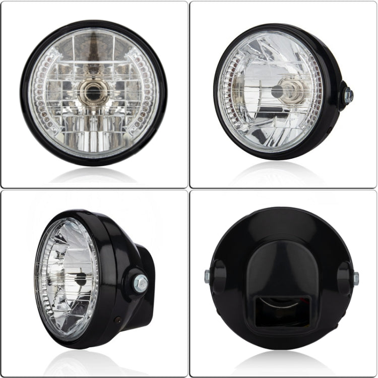 Anello angelo faro LED da 7 pollici per moto con funzione di sterzo, PE-D7inS01