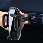 Telaio di supporto per la navigazione del telefono cellulare per auto a gancio, Hook Mirror Black