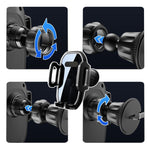 Telaio di supporto per la navigazione del telefono cellulare per auto a gancio, Hook Mirror Black
