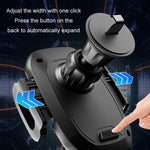 Telaio di supporto per la navigazione del telefono cellulare per auto a gancio, Hook Mirror Black