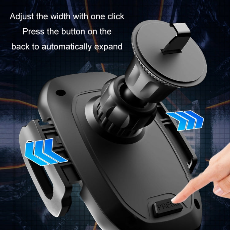 Telaio di supporto per la navigazione del telefono cellulare per auto a gancio, Hook Mirror Black
