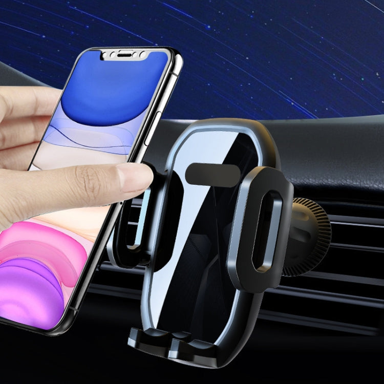 Telaio di supporto per la navigazione del telefono cellulare per auto a gancio, Hook Mirror Black