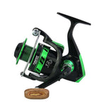 Mulinello da spinning YUMOSHI serie GL, GL1000 Silver, GL2000 Silver, GL3000 Silver, GL4000 Silver, GL5000 Silver, GL6000 Silver, GL7000 Silver, GL1000 Black, GL2000 Black, GL3000 Black, GL4000 Black, GL5000 Black, GL6000 Black, GL7000 Black