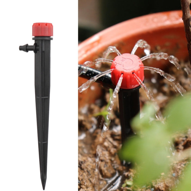Gocciolatore regolabile 8 fori 13 cm per irrigazione giardino