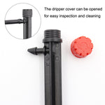 50 pz FH-118 13 cm Regolabile 8 Fori Spina di Terra Gocciolatore Giardino Sistema di Irrigazione Ugello di Irrigazione