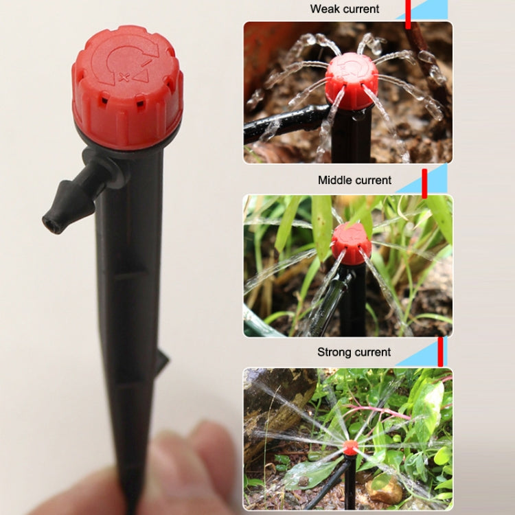 50 pz FH-118 13 cm Regolabile 8 Fori Spina di Terra Gocciolatore Giardino Sistema di Irrigazione Ugello di Irrigazione