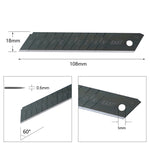 KAKC-18 Lama per taglierina a lama nera Lama per taglierina per pareti da 18 mm, 10pcs /Box, 100pcs /Box