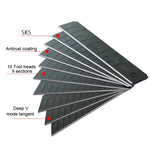 KAKC-18 Lama per taglierina a lama nera Lama per taglierina per pareti da 18 mm, 10pcs /Box, 100pcs /Box