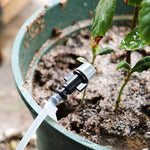 20pcs TF-118 Sistema di irrigazione a goccia per irrigazione da giardinaggio Set di accessori, Spray Head (Orange), Single Hook Connection 4/7mm Capillary (Orange), Single Hook Connection 4/7mm Capillary (Gray)                                          ...