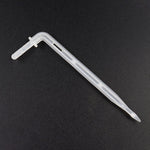 FR-258 40pcs 4/7mm Capillare Trasparente Curvo Goccia Freccia Giardinaggio Micro-Spray Irrigazione Freccia