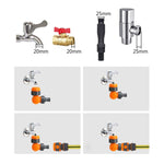 Connettore per rubinetto della lavatrice Adattatore girevole a 180 gradi, Adapter, Adapter+4 Points Water Connection, Adapter+6 Points Water Connection