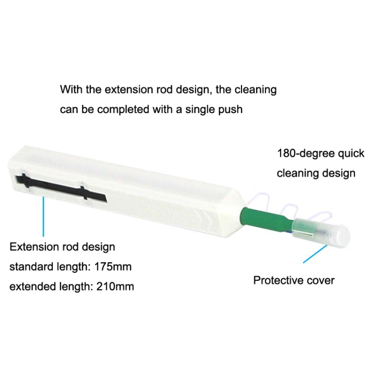 FC-SC/MU-2.5mm Strumento per la pulizia della connessione in fibra Core Cleaner, Fiber Cleaning Tool