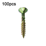 RUITOOL T25 100 viti per la lavorazione del legno Viti autofilettanti Torx, 5 x 80mm, 4.5 x 60mm, 4.5 x 45mm, 4.5 x 35mm