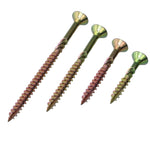 RUITOOL T25 100 viti per la lavorazione del legno Viti autofilettanti Torx, 5 x 80mm, 4.5 x 60mm, 4.5 x 45mm, 4.5 x 35mm