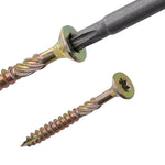 RUITOOL T25 100 viti per la lavorazione del legno Viti autofilettanti Torx, 5 x 80mm, 4.5 x 60mm, 4.5 x 45mm, 4.5 x 35mm