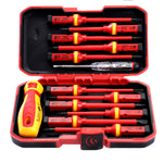 RDEER VDE-9913 Set di cacciaviti isolati 13 in 1 Set di cacciaviti Strumenti per elettricisti, VDE-9913