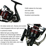 Mulinello da pesca con bilanciere in metallo, YUMOSHI RS2000, YUMOSHI RS3000, YUMOSHI RS4000, YUMOSHI RS5000, YUMOSHI RS6000, YUMOSHI RS7000