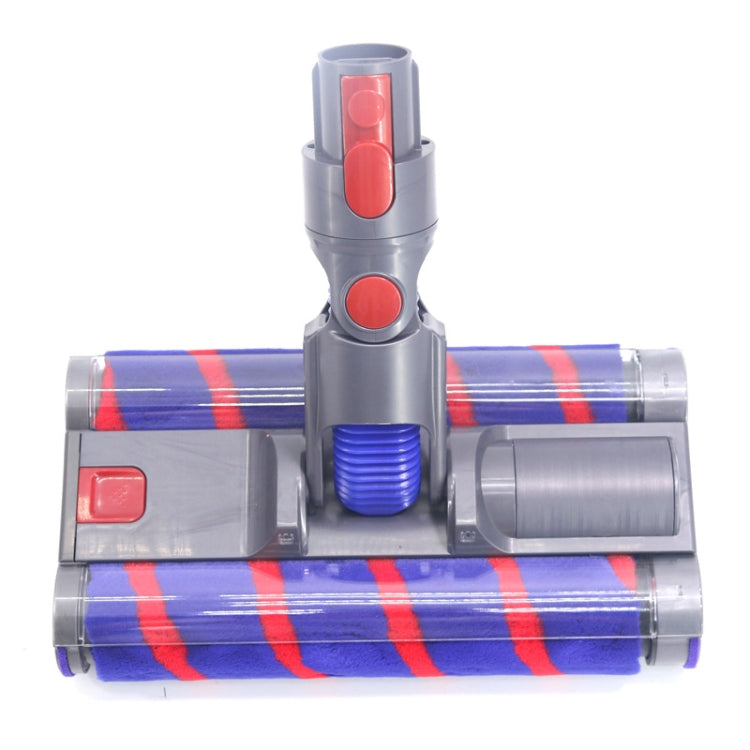 Per Dyson V7 V8 V10 V11 Testina per pavimenti in morbido velluto a doppio rullo con illuminazione a LED, For Dyson V7 / V8 / V10 / V11 26cm