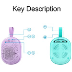 AFK BT-513 TWS Mini altoparlante Bluetooth portatile con luce RGB Effetto sonoro 3D Audio Bluetooth impermeabile, BT-513 (Pink), BT-513 (Green), BT-513 (Blue), BT-513 (Light Blue)