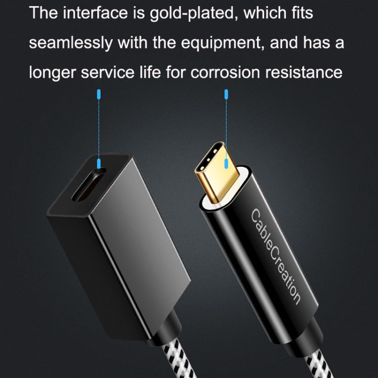 Cavo di prolunga da maschio a femmina tipo C / USB-C Cavo di ricarica per telefono per computer, CC0316 0.3m, CC0316 0.5m, CC0316 1m
