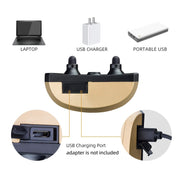 Collare antiabbaio per cani impermeabile ricaricabile USB con vibrazione e segnale acustico, Gold