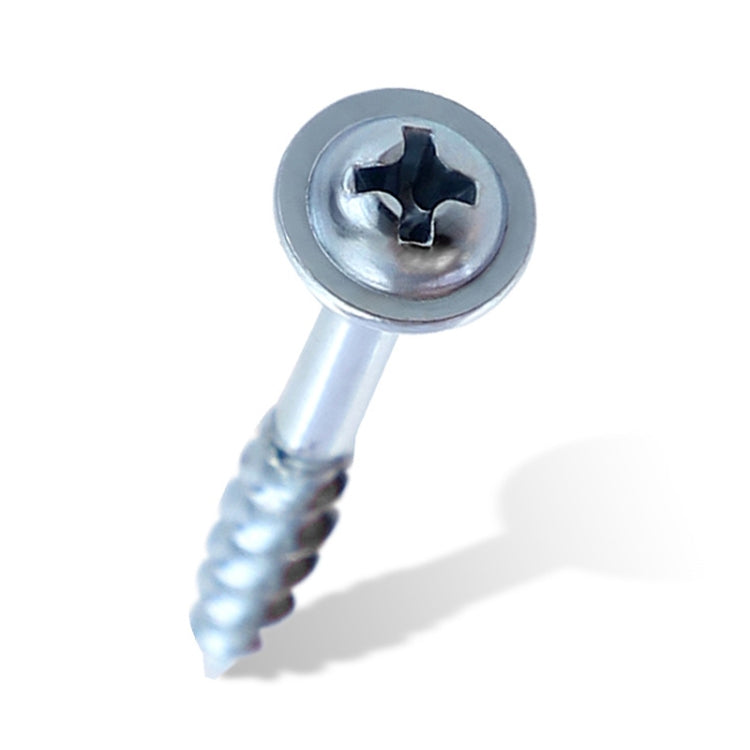 RUITOOL ST4 100 pezzi Viti per fori inclinati per la lavorazione del legno Bullone a croce autofilettante a mezzo dente, 25mm, 32mm, 38mm, 50mm, 63mm