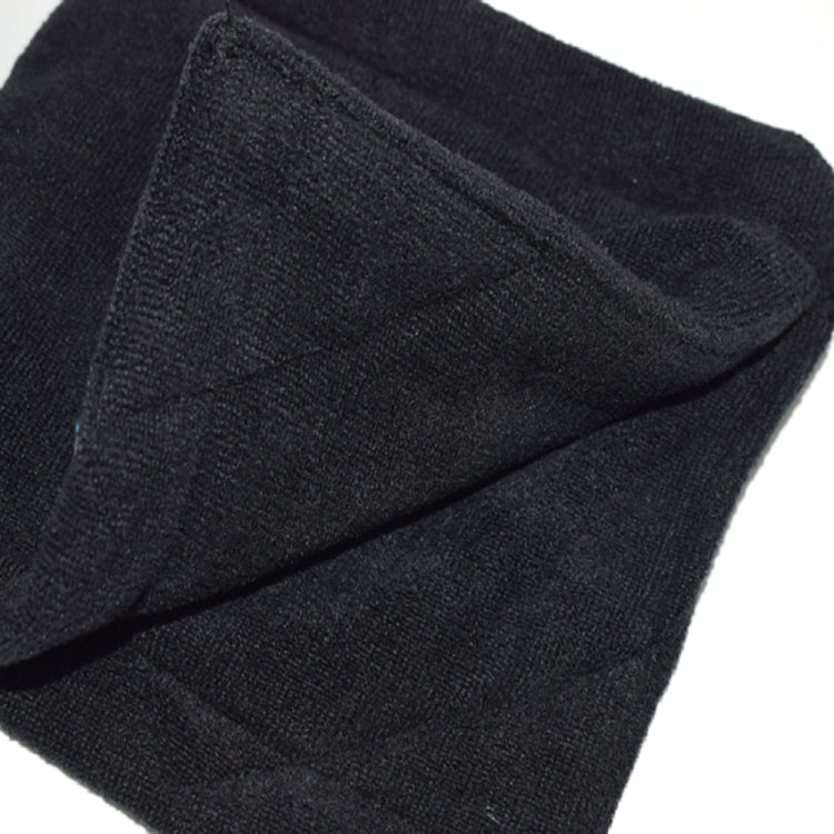 Fodera in pile in microfibra Asciugamano per la pulizia della pallina da GOLF con moschettone, Cleaning Towel Grey, Cleaning Towel Black