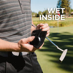 Fodera in pile in microfibra Asciugamano per la pulizia della pallina da GOLF con moschettone, Cleaning Towel Grey, Cleaning Towel Black