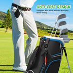 Fodera in pile in microfibra Asciugamano per la pulizia della pallina da GOLF con moschettone, Cleaning Towel Grey, Cleaning Towel Black