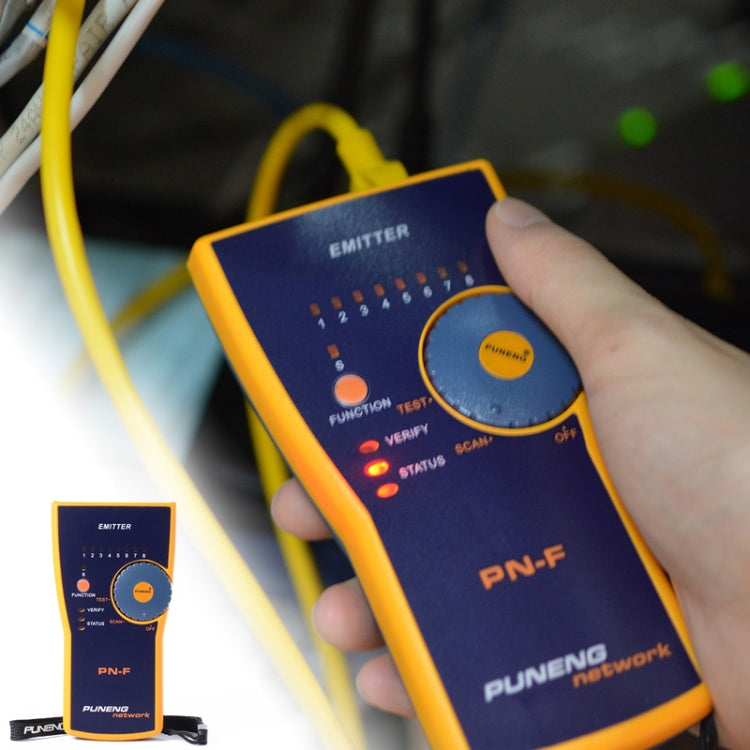 PN-F RJ11/RJ45 Network Wiring Finder Controllo cavi di rete Tester POE Anti-interferenza, RJ11 / RJ45 Cable Checker