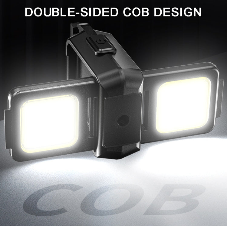 Torcia COB a doppia faccia Mini portachiavi Luce da campeggio, Without Stand, With Stand