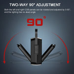 Torcia COB a doppia faccia Mini portachiavi Luce da campeggio, Without Stand, With Stand