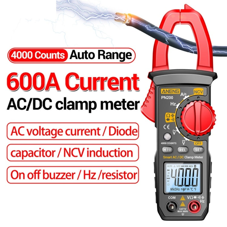 ANENG PN200 Pinza amperometrica AC/DC 600A multifunzionale