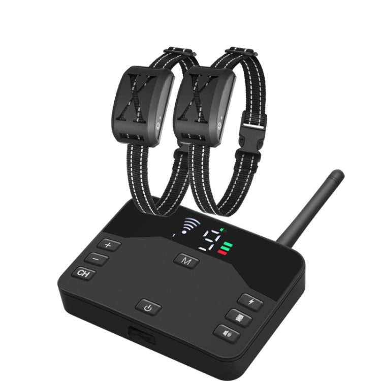 Recinto elettrico per cani 2 in 1 da 500 m e collare di addestramento remoto Vibrazioni e urti regolabili, For 1 Dog, For 2 Dogs, For 3 Dogs