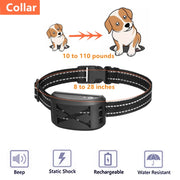 Recinto elettrico per cani 2 in 1 da 500 m e collare di addestramento remoto Vibrazioni e urti regolabili, For 1 Dog, For 2 Dogs, For 3 Dogs