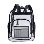 Borsa da scuola per studenti con zaino impermeabile trasparente in PVC, Large Purple, Large Light Grey, Large Black, Small Pink, Small Black, Small Gray, Candy Color Black, Candy Color Green, Candy Colo Pink