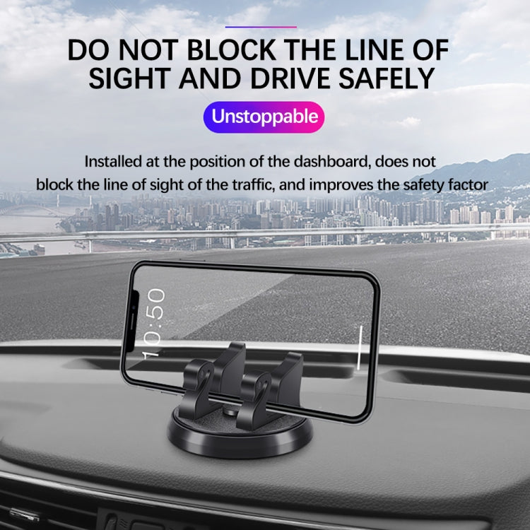 R-2017 Supporto per telefono cellulare per auto Supporto per cigno girevole a 360 gradi, Without Number Plates, With Number Plate