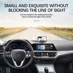 R-2017 Supporto per telefono cellulare per auto Supporto per cigno girevole a 360 gradi, Without Number Plates, With Number Plate