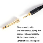 ZS0185 Per cavo a molla per auricolari Sennheiser HD598 / HD558 / HD518 / HD595, lunghezza cavo: 1,4 m-3 m, ZS0185