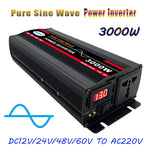 Convertitore di potenza per inverter a onda sinusoidale per auto ad alta potenza, 3000W (Actual 500W) 12V to 220V, 3000W (Actual 500W) 24V to 220V, 3000W (Actual 500W) 48V to 220V, 3000W (Actual 500W) 60V to 220V, 4000W (Actual 800W) 12V to 220V       ...