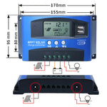 Regolatore di carica solare MPPT YCX-003 30-100A con doppia USB