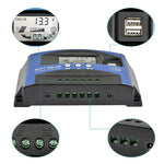 Regolatore di carica solare MPPT YCX-003 30-100A con doppia USB