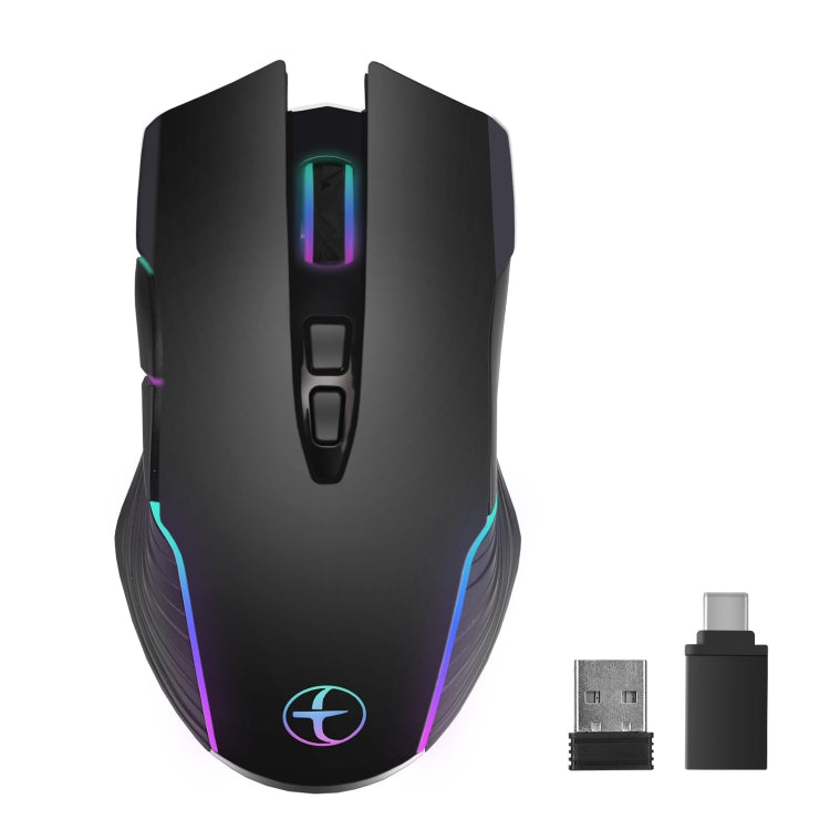 Mouse senza fili portatile E50 2.4G Wireless Jiggler con 7 tasti
