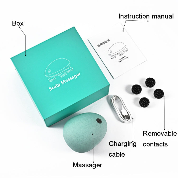 Mini massaggiatore elettrico per testa con batteria 1100mAh
