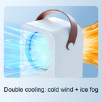 Ventilatore umidificatore digitale MT-F60 con ricarica USB