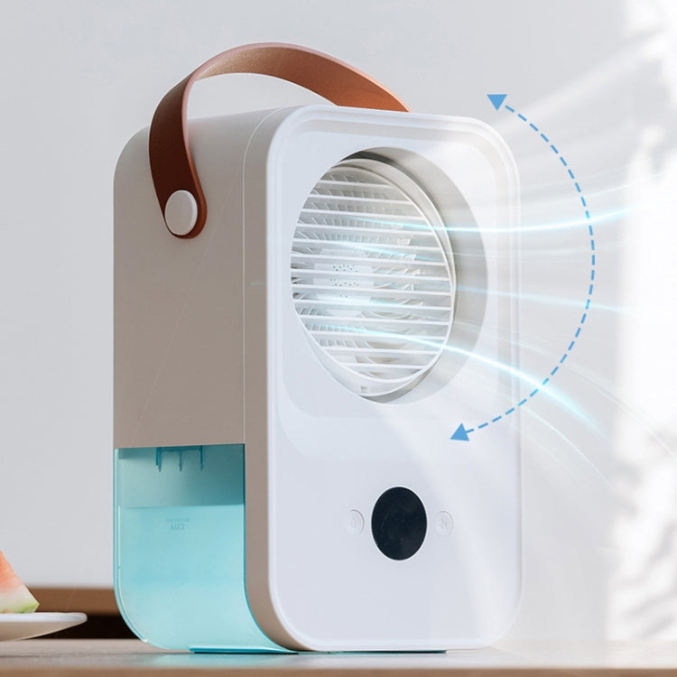 Ventilatore umidificatore digitale MT-F60 con ricarica USB