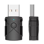 M137 5 in 1 Trasmettitore ricevitore USB Bluetooth 5.2 per auto, M137