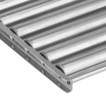 Griglia per salsicce per hot dog in acciaio inox con manico in legno per barbecue, utensili da cucina, Hot Dog Sausage Grill