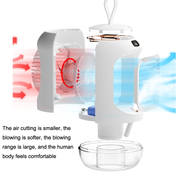 Ventola rotante RD22 con umidificatore e luce calda